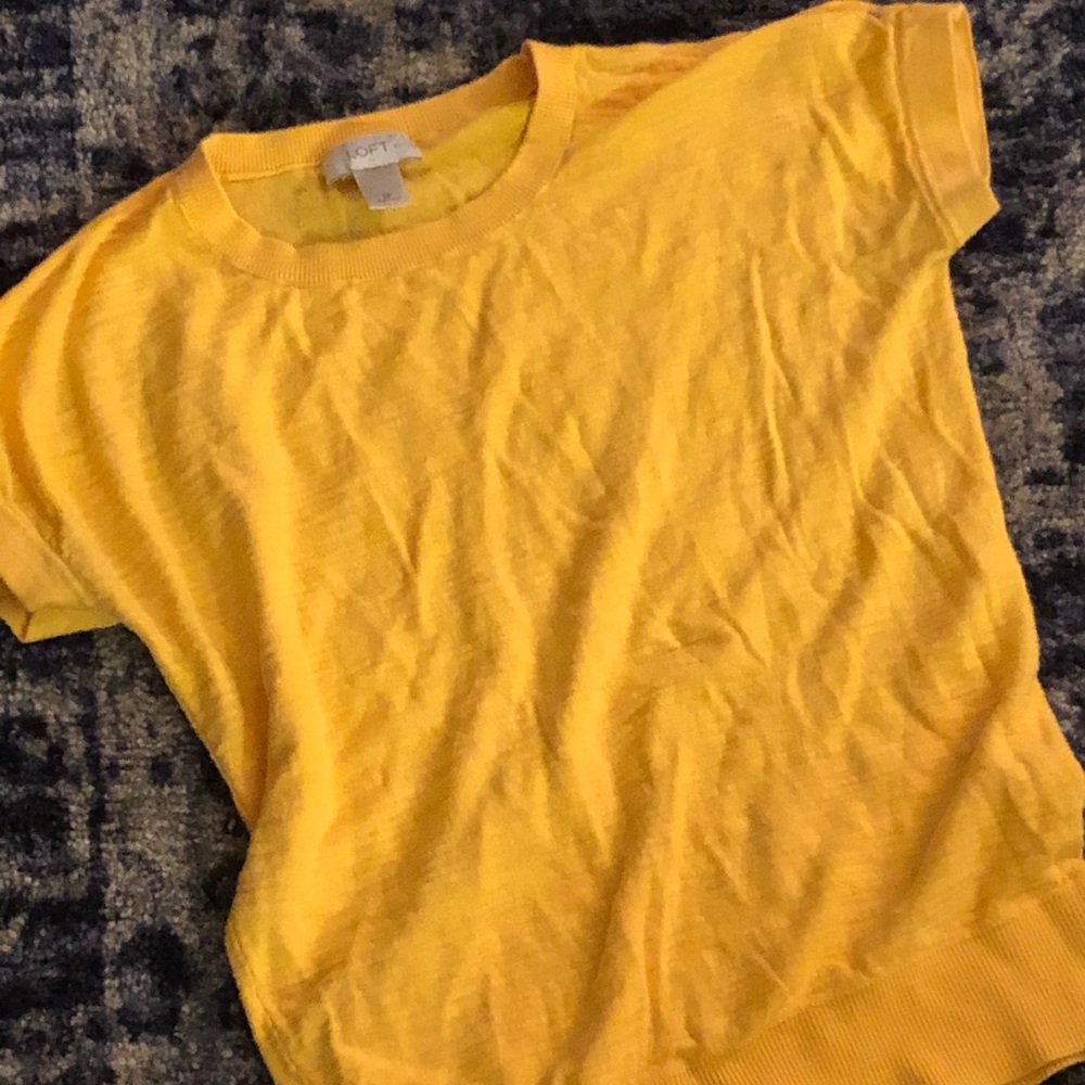 Yellow light weight sweater